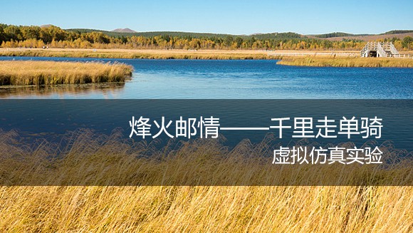 南京郵電大學(xué) “烽火郵情——千里走單騎”虛擬仿真實驗